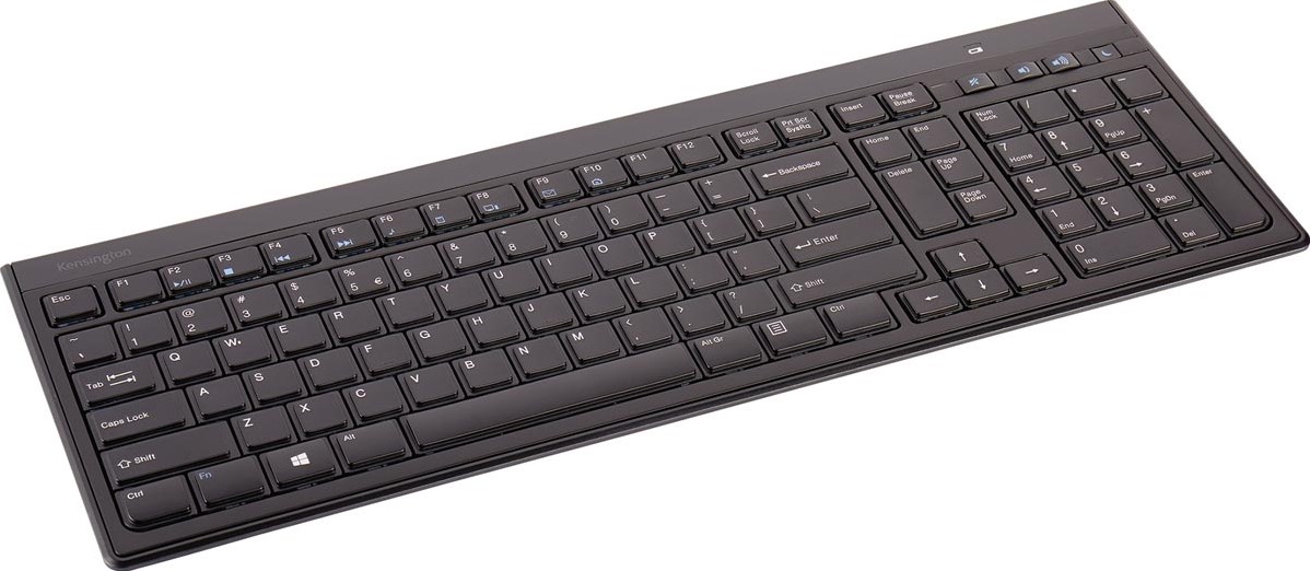 Kensington Slim Type Wired Keyboard (K72357USA),Black