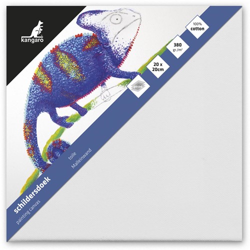 Kangaro bespannen spieraam, ft 20 x 20 cm