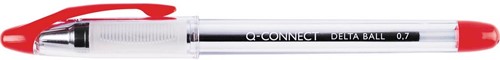 Q-CONNECT Delta balpen, 0,4 mm, medium rood-2