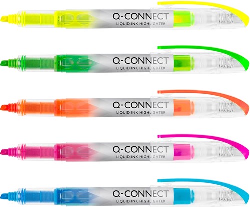 Q-CONNECT Liquid markeerstift, blauw-2