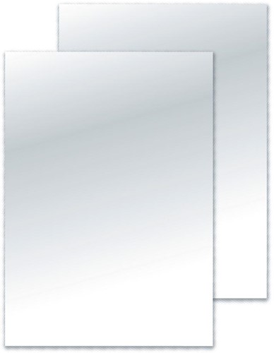 Q-CONNECT covers A4 glanzend wit 250 grams 100 stuks