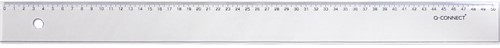 Q-CONNECT meetlat, plastic, in etui, 50 cm
