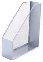 Q-CONNECT Tijdschrifthouder in mesh metaal, zilver-2