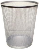 Q-CONNECT papiermand 19 liter metaal zilver-2