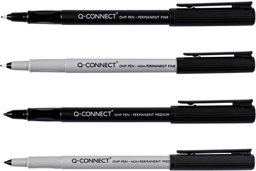 Q-CONNECT OHP marker, permanent, medium, zwart-3