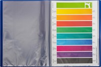 Q-CONNECT showalbum, A4, 20 tassen, blauw-2