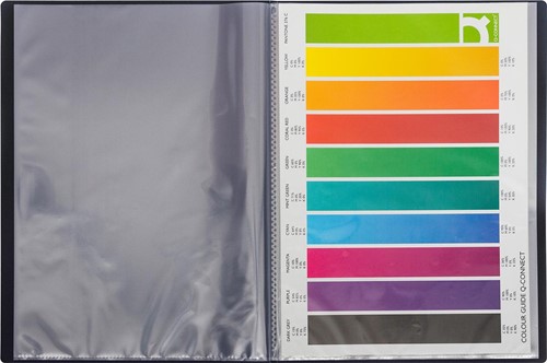 Q-CONNECT showalbum, A4, 20 tassen, zwart-2