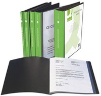 Q-CONNECT showalbum personaliseerbaar A4 100 tassen zwart-2