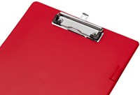 Q-CONNECT klemplaat, PP, ft A4, rood-2