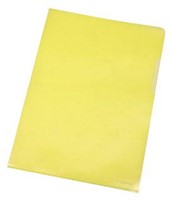 Q-CONNECT L-map, geel, 120 micron, pak van 10 stuks-2