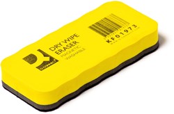 Q-CONNECT bordenwisser, magnetisch, wasbaar, geel