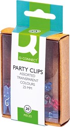 Q-CONNECT wasknijper, mini, 25 mm, doos van 20 stuks
