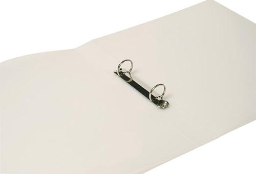 Q-CONNECT ringmap, PP, 2 ringen, 25 mm, transparant-2