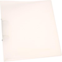 Q-CONNECT ringmap, PP, 2 ringen, 25 mm, transparant