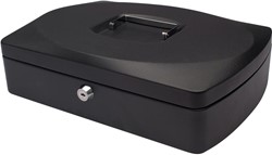 Q-CONNECT geldkoffer, 325 x 235 x 85 mm, zwart