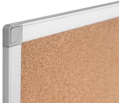 Q-CONNECT kurkbord, met aluminium frame, 90 x 60 cm-3