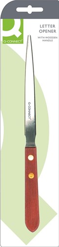 Q-CONNECT briefopener 22 cm, met houten handvat-3