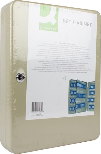 Q-CONNECT sleutelkast voor 140 sleutelhangers grijs-3