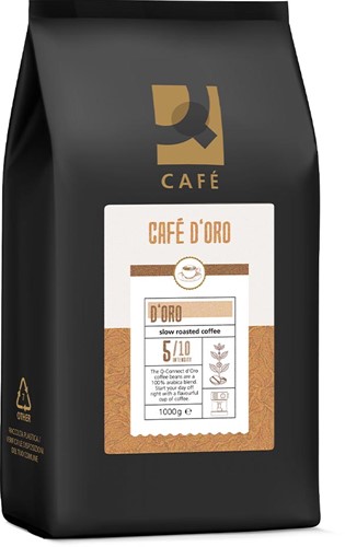 Q-CONNECT koffiebonen Café D'Oro, pak van 1 kg