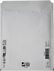 Q-CONNECT luchtkussenenveloppen, wit, 5-E, 240 x 275 mm, doos van 100 stuks