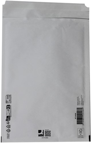 Q-CONNECT luchtkussenenveloppen, wit, 7-G, 250 x 350 mm, pak van 10 stuks