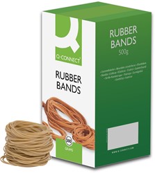 Q-CONNECT elastieken, breedte 1,5 mm, lengte 90 mm, nr 19, doos van 500 g