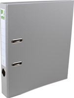 Q-CONNECT ordner, voor ft A4, uit PP en papier, met beschermrand, rug van 5 cm, grijs
