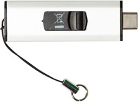 Q-CONNECT USB-C stick 3.2 Gen1, zilver, 128 GB-2