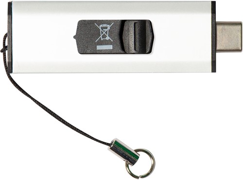 Q-CONNECT USB-C stick 3.2 Gen1, zilver, 256 GB-2