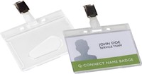 Q-CONNECT badge met clip 85 x 54 mm-2