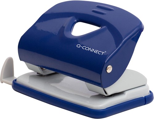 Q-CONNECT Light Duty perforator, metaal, 20 blad, blauw