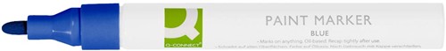 Q-CONNECT paint marker, op oliebasis, ronde punt, blauw