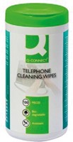 Q-CONNECT reinigingsdoekjes voor telefoon pak van 100 doekjes-2