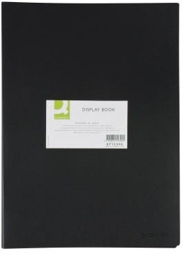 Q-CONNECT showalbum, A3, 20 tassen, zwart-2