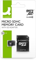 Q-CONNECT microSD geheugenkaart, met SD-adaptor, 64 GB-3