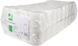 Q-CONNECT keukenrol, 2-laags, 50 vel, pak van 16 x 2 rollen