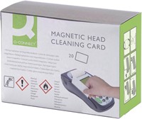 Q-CONNECT reinigingskaart, voor kaartlezers, pak van 20 stuks