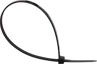 Q-CONNECT kabelbinder, ft 200 x 3,6 mm, pak van 100 stuks, zwart