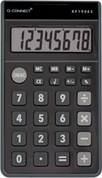 Q-CONNECT zakrekenmachine KF19063, 8 cijfers, zwart