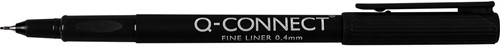 Q-CONNECT fineliner, 0,4 mm, zwart