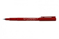 Q-CONNECT fineliner, 0,4 mm, rood-2
