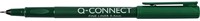 Q-CONNECT fineliner, 0,4 mm, groen