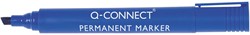 Q-CONNECT permanente marker, 2-5 mm, schuine punt, blauw