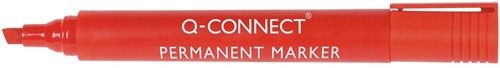 Q-CONNECT permanente marker, 2-5 mm, schuine punt, rood