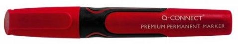 Q-CONNECT Premium permanent marker, 3 mm, ronde punt, rood-2