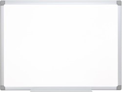 Q-CONNECT whiteboard, met aluminium frame, melamine, 1zijde wit, 1 zijde geruit, 120 x 90 cm