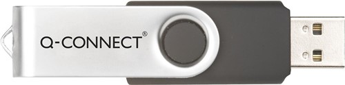 Q-CONNECT USB stick 2.0, zwart, 64 GB