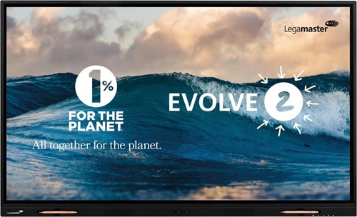 Legamaster Android touch monitor met muurkolom, 86 inch