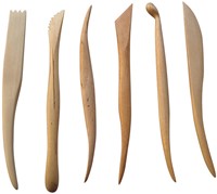 Boetseerspatel, set met 6 stuks