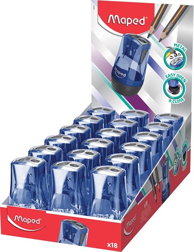 Maped Potloodslijper Tonic Metal 2-gaats, doos van 18 stuks